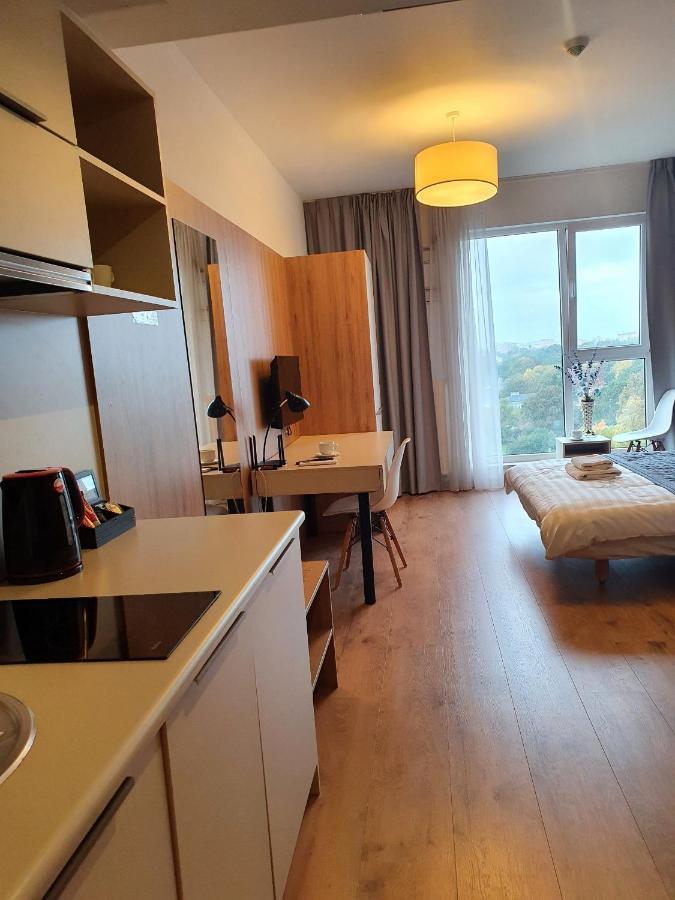 Warsaw Apartments - Luxury Top-View Aparthotel Esterno foto